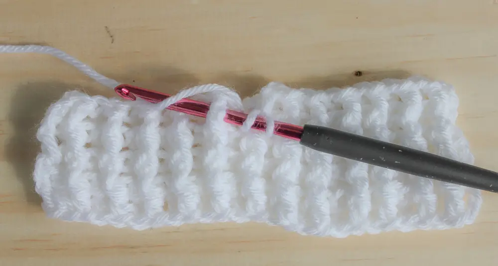 Front post double crochet