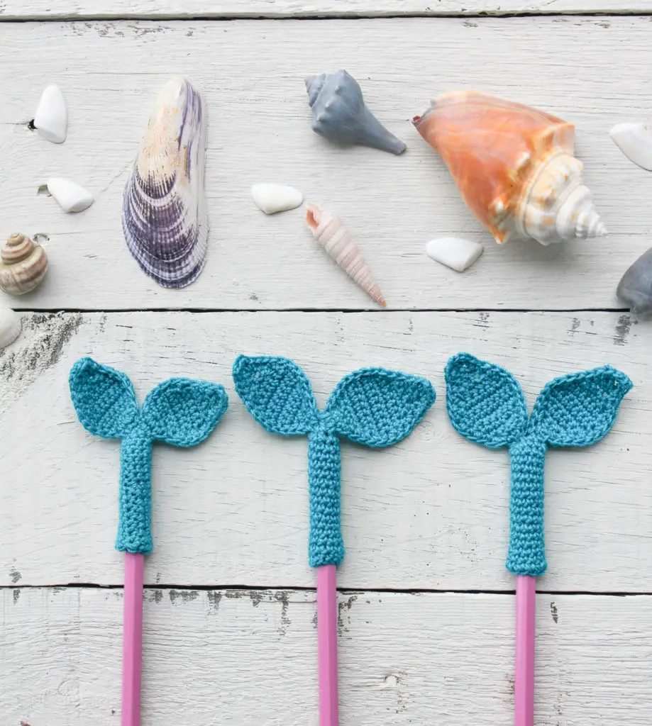 Free Mermaid Pencil Topper Crochet Pattern