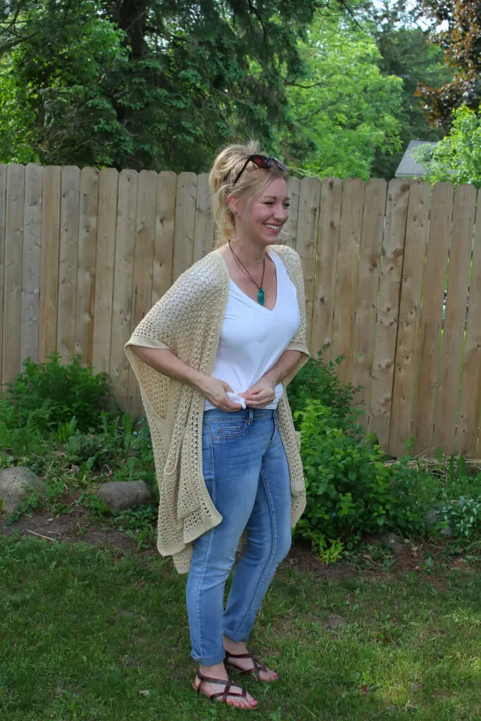 Magnolia Summer Cardigan Free Crochet Pattern