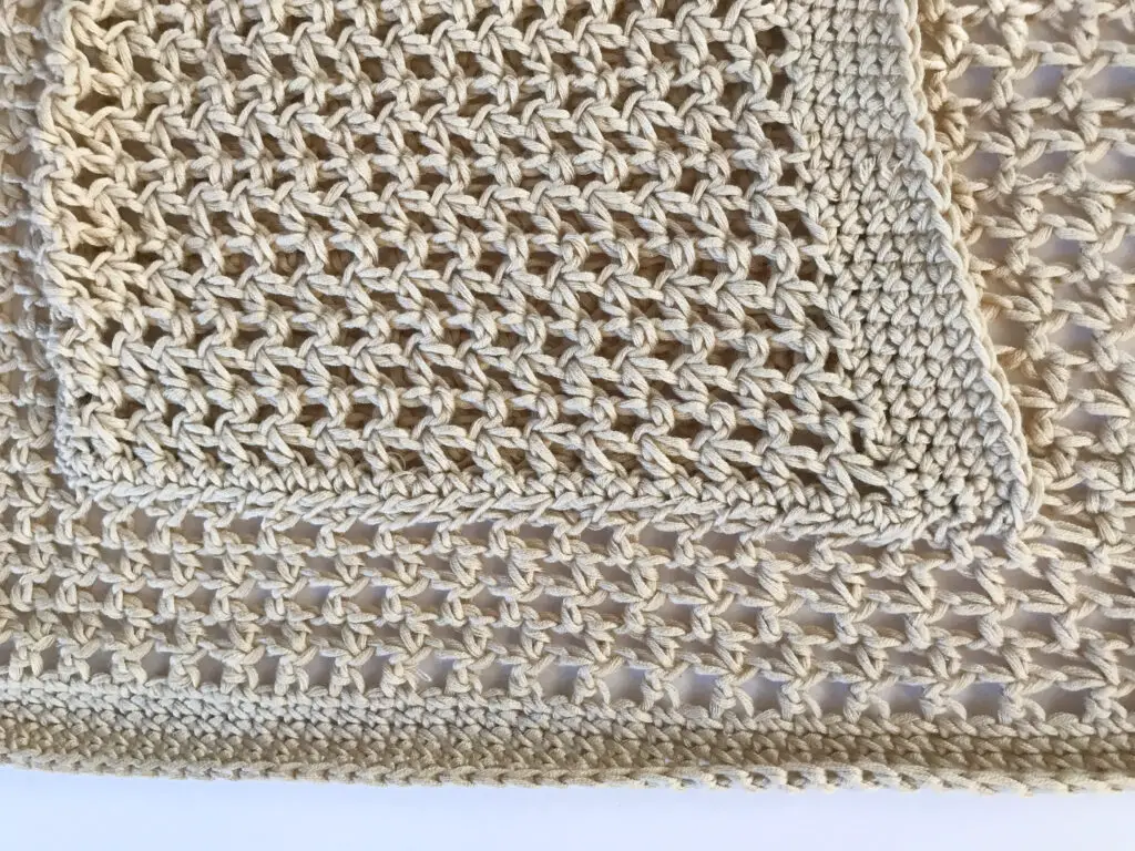 Whip stitch pocket to front panel.