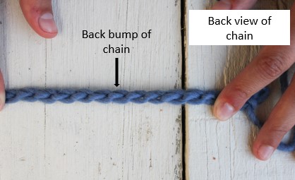 How to Crochet In the Back Bump of a Chain - Easy Tutorial