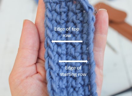 The starting edge using the standard method doesn't match the top edge.