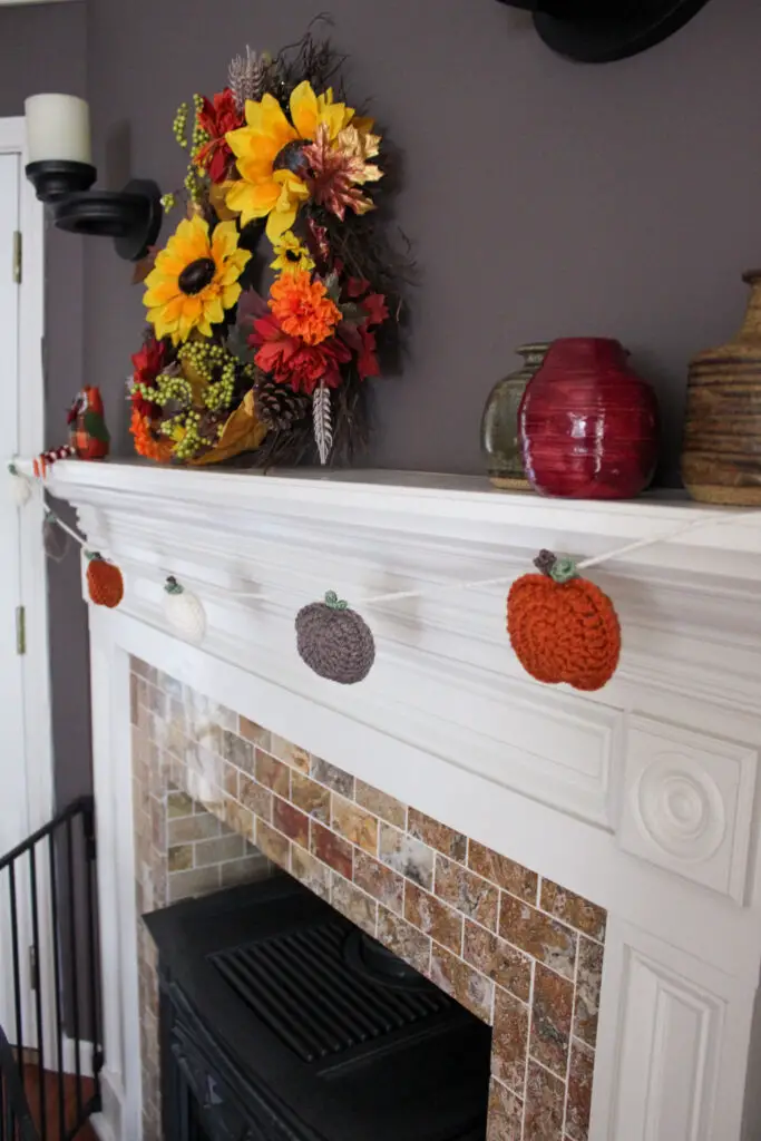 Rustic Crochet Pumpkin Garland Free Pattern