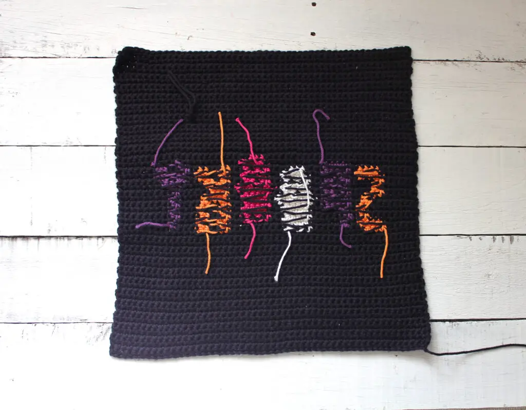Back of colorwork