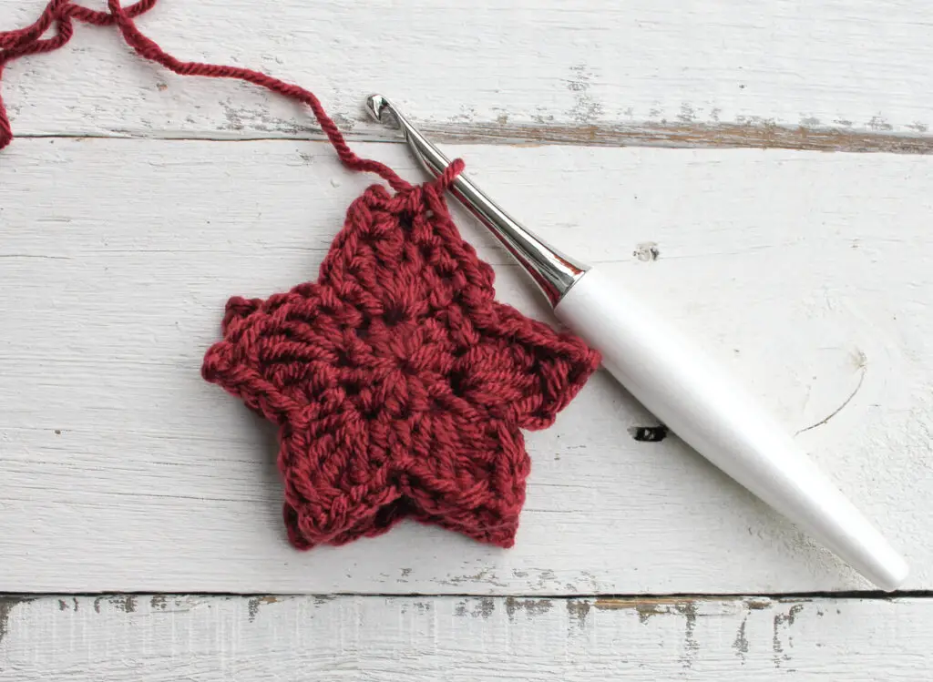 Single crochet through both panels to join.