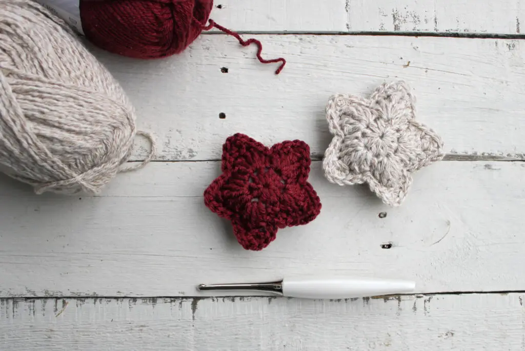 Finished crochet star