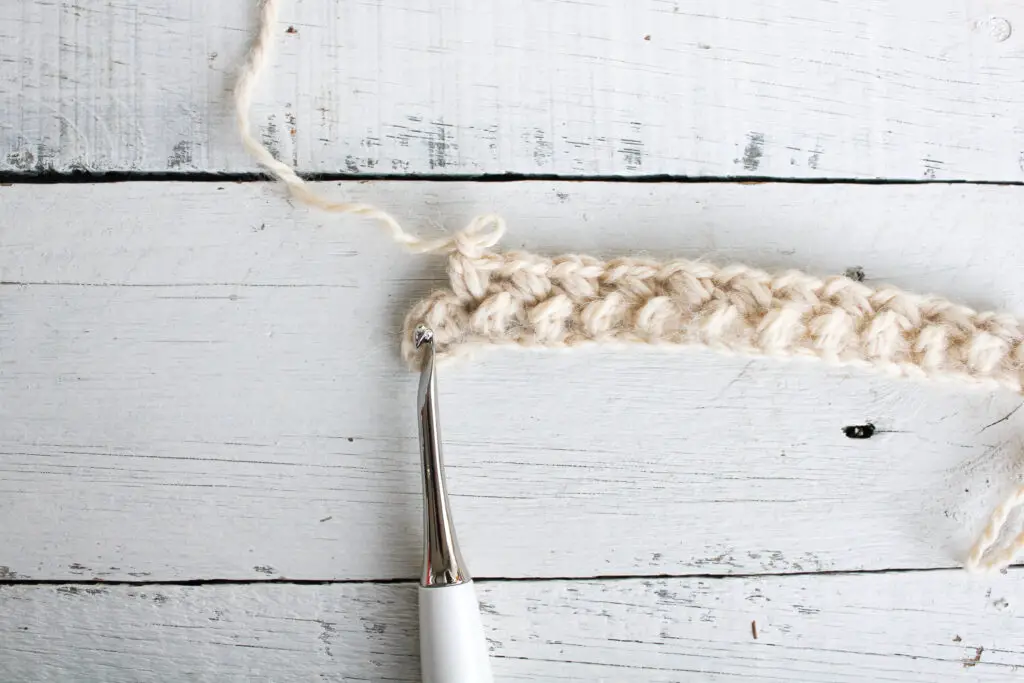 Work last mini bean stitch here