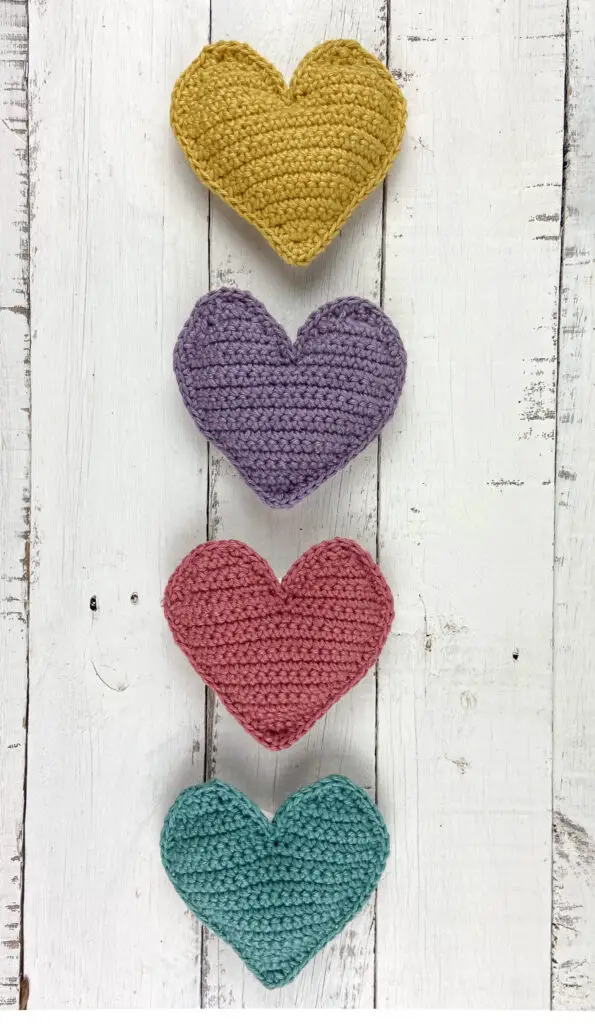 crochet hearts